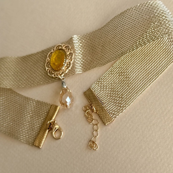 Stone Choker Necklace N1777 - Picture 6 of 7